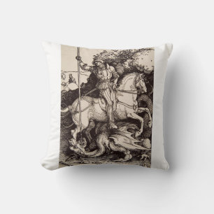 Coussin Saint George et le Dragon par Durer