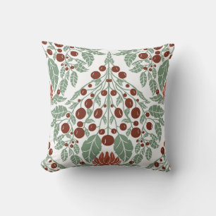 Coussin Saint-Jacques Vintage-botanique Art nouveau
