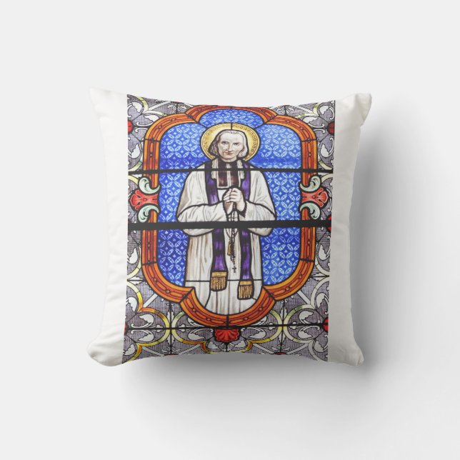Coussin Saint Jean Baptiste Marie Vianney (Recto)