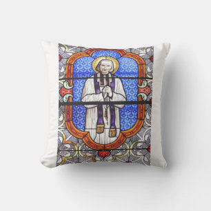 Coussin Saint Jean Vianney Guide de l'âme Premium Impressi