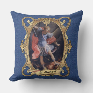 Coussin Saint Michel l'Archange Prière religieuse