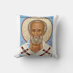 Coussin Saint Nicolas de Myre Art Orthodoxe Premium