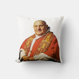 Coussin Saint Pape Jean XXIII chef de l'Église catholique
