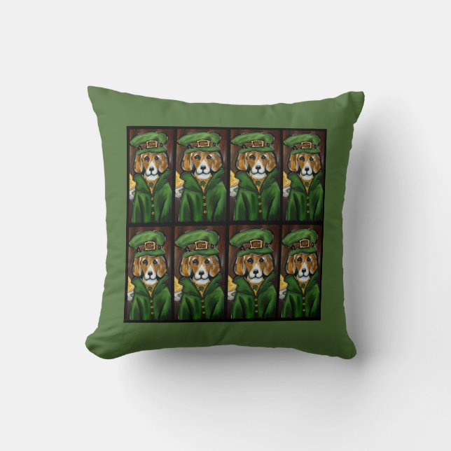 COUSSIN SAINT PATTY BEAGLE (Recto)