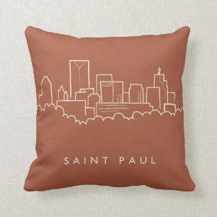 Coussin Saint Paul, horizon du Minnesota