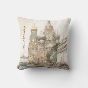 Coussin Saint-Pétersbourg Russie Jeu d'oreiller - Élégant