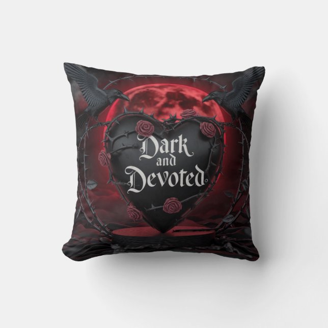 Coussin Saint Valentin dévoué (Recto)