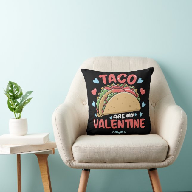 Coussin Saint-Valentin-Taco (Chaise)