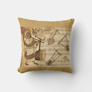 Coussin Saint Yared et les instruments de musique éthiopie