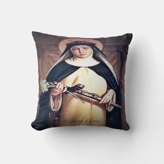 Coussin Sainte Catherine de Sienne (Recto)