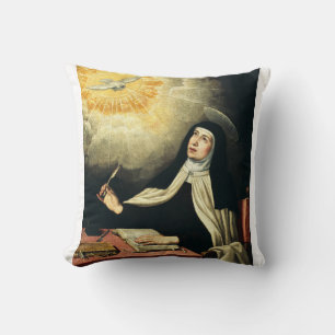 Coussin Sainte Thérèse d'Avila Mystique du Feu Art