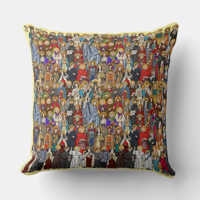 Coussin Saints, All saints, Catholic Saints (Recto)