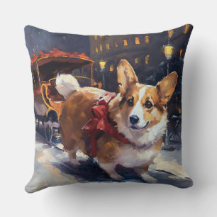 Coussin Saison de Noël de Corgi