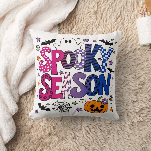 Coussin Saison Éffrayante Bisexuel Halloween (Couverture)