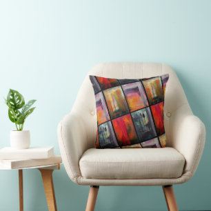 Coussin Saisons Peinture d'Alfred Fox