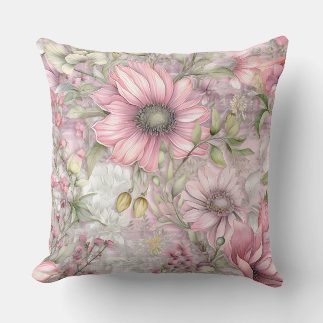 Coussin Sakura Blush Serenade Botanique (Recto)