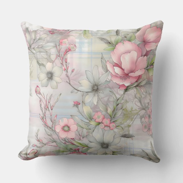 Coussin Sakura Blush Serenade Botanique (Recto)