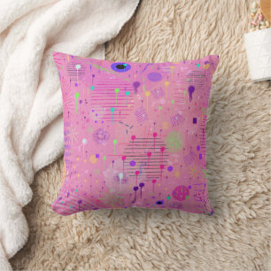 Coussin Salade de fruits saisonniers : Peinture abstraite