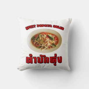 Coussin Salade de Papaya épicé [Tam Mak Hung] Dialecte Isa