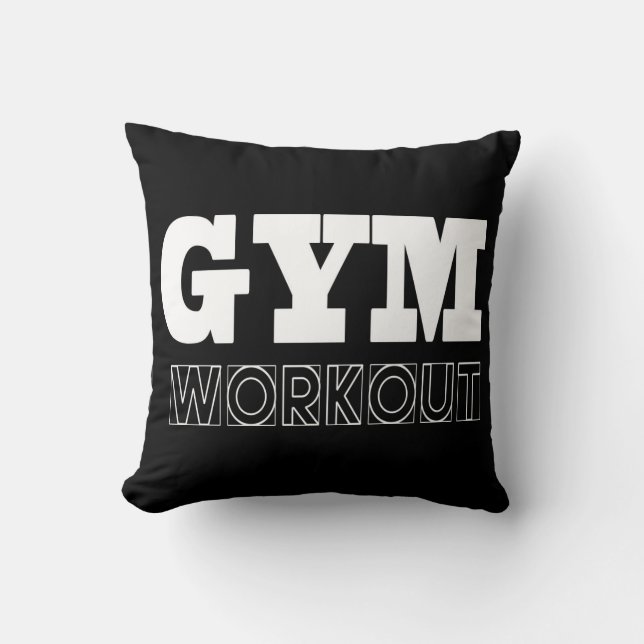 Coussin Salle De Fitness Pump Couverture Fitness Jeter Ore (Recto)