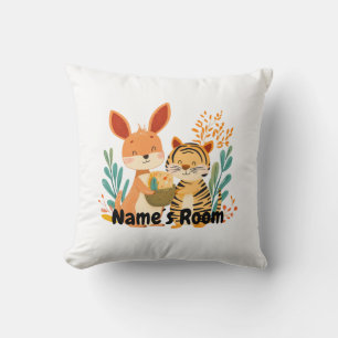 Coussin Salle pour enfants personnalisée avec Kangaroo et 