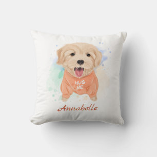 Coussin Salon de l'enfant de la pouponnière dorée personna