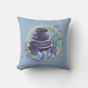 Coussin Salon de Thérapie de Massage Spa Coiffeur Pierres