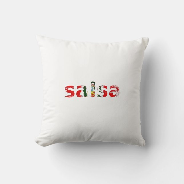 Coussin salsa Pérou (Recto)
