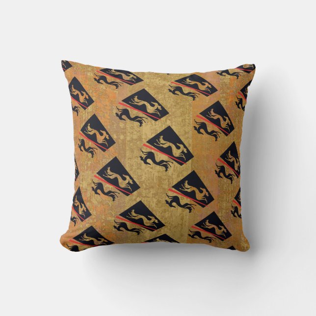 Coussin Salukis stylisés (Recto)