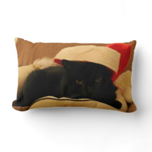 Coussin Sam le Chat édition Noël
