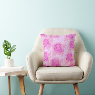 Coussin Sami 💜 Fleur Baroque Violet