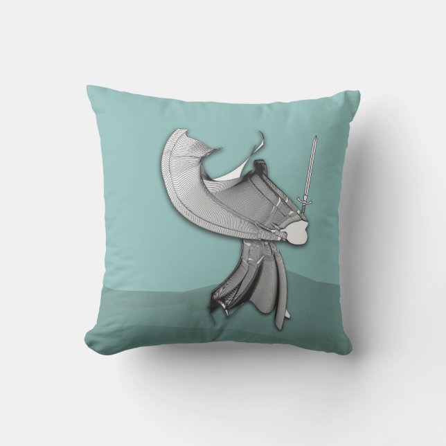 Coussin Samouraï numérique (Recto)