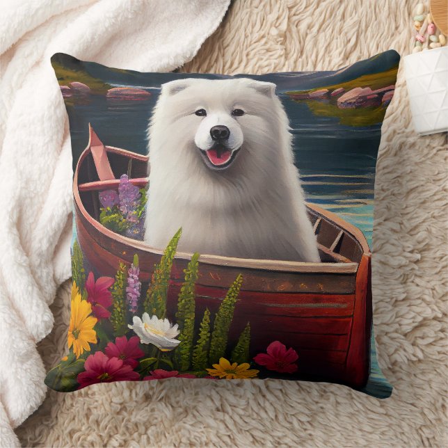 Coussin Samoyé sur une pagaie : une aventure Pittoresque (Couverture)