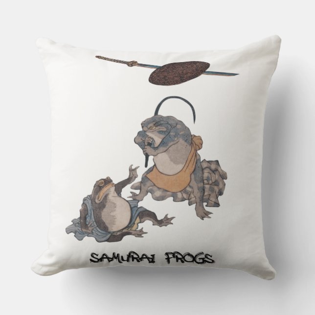 COUSSIN SAMURAI FROGS SCÈNE #1 (Recto)