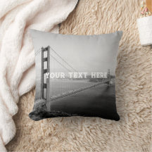 San Francisco Golden Gate noir blanc Vintage