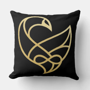 Coussin Sankofa Ascension Oiseau Sankofa Jeté Pillow