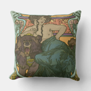 Coussin Sans titre par Alphonse Mucha (1902)