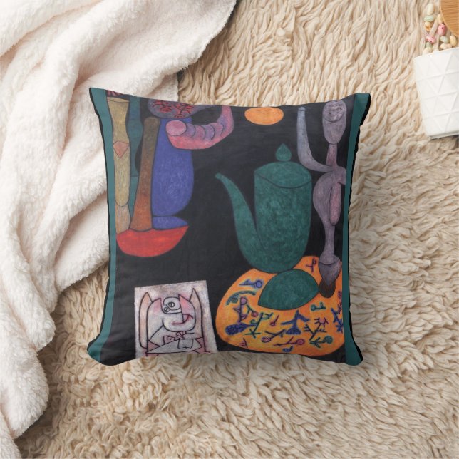 Coussin Sans titre (Vie morte) de Paul Klee, Art Abstrait (Couverture)