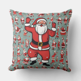 Coussin Santa and Reindeers