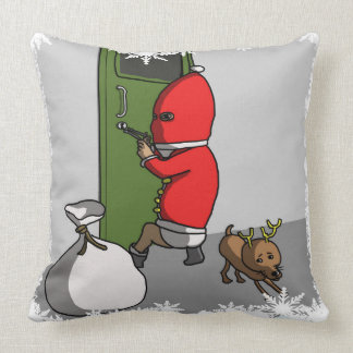 Coussin Santa Claus forgot to put on his pants(ズボンを忘れたサンタ)