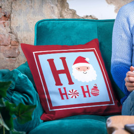 Coussin Santa Claus Ho Ho Ho Noël