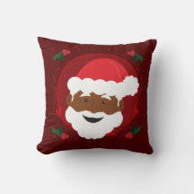 Santa Claus Peau Brown Rouge Holly Noël