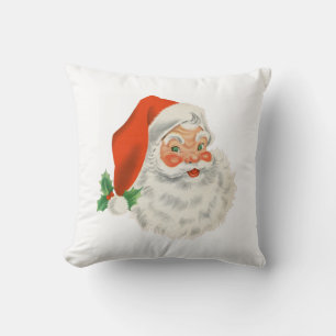 Coussin Santa Claus rétro vintage