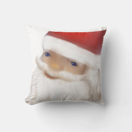 Coussin Santa Clause sur son chemin
