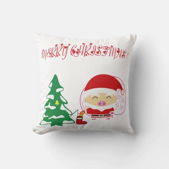 Coussin sapin de Noël (Recto)