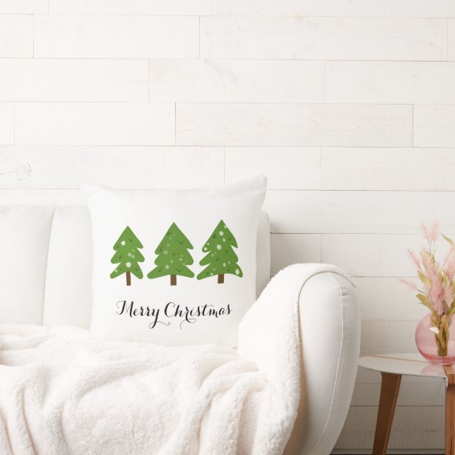 Coussin sapins de Noël (Canapé)
