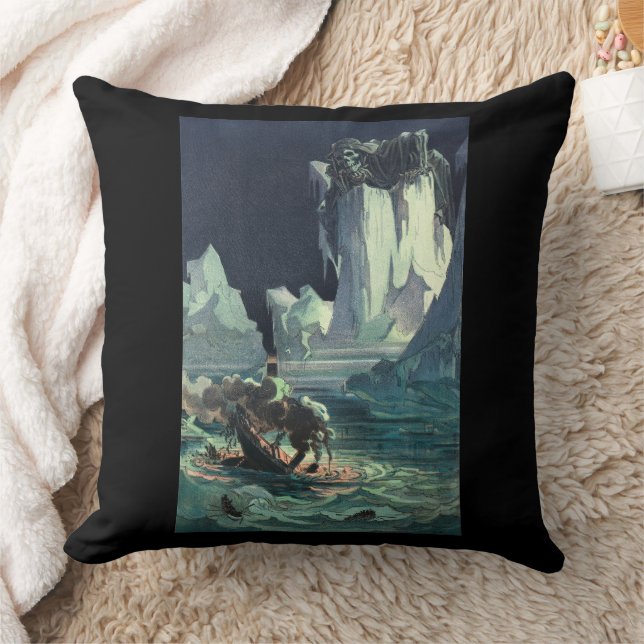 Coussin Sargasso Sea Grim Reaper & Sinking du Titanic (Couverture)
