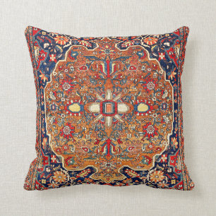 Coussin Sarough Farahan Arak Tapis persan occidental