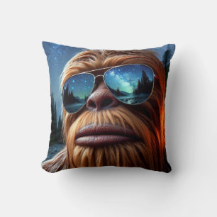 Coussin Sasquatch et les étoiles