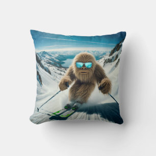 Coussin Sasquatch le skieur